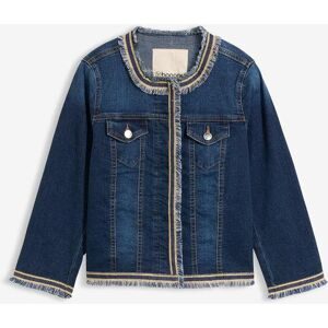 bonprix Jeansjacke mit Fransenblau 42Damen