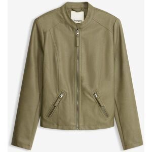 bonprix Lederimitat-Jacke aus reiner Viskosegrün 46Damen