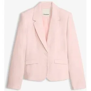 bonprix Kurzblazer mit Pattentaschenrosa 36Damen
