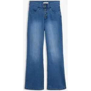 bonprix Straight-Jeans High Waist, Stretchblau 48Damen
