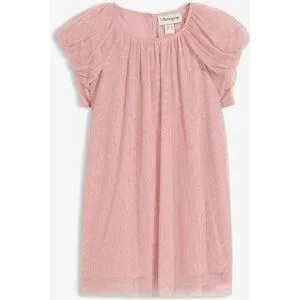 bonprix Minikleid aus zartem Tüllrosa 122Mädchen