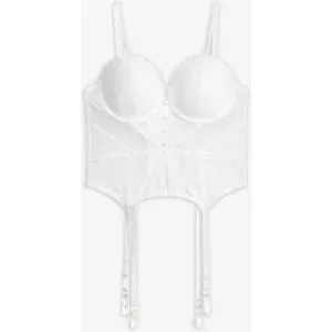 bonprix Corsage aus edler Spitzeweiß 85Damen