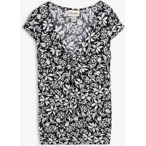 bonprix Shirt aus Viskose-Mixschwarz 40Damen