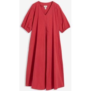 bonprix Midikleid aus reiner Baumwollerot 52Damen