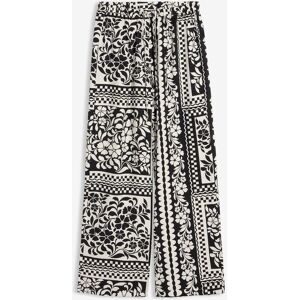 bonprix Schlupfhose aus fließendem Viskose-Mixschwarz 44Damen