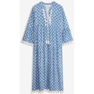 bonprix Tunika-Kleid aus fließender Viskoseblau 40Damen