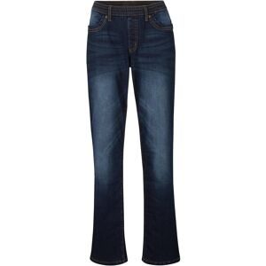 bonprix Straight-Jeans Mid Waist, Thermoblau 36Damen
