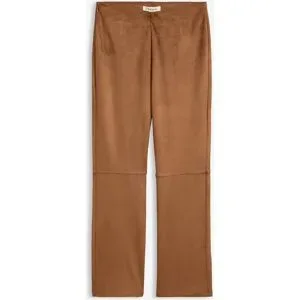 bonprix 7/8-Hose in Velourslederimitatbraun 38Damen