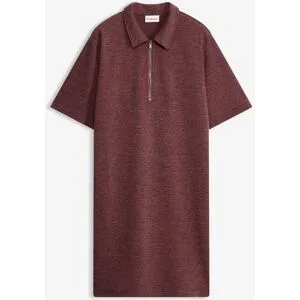 bonprix Kleid mit Reißverschluss aus Piquélila 48Damen