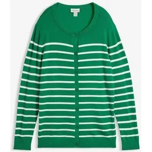 bonprix Feinstrickjacke aus weichem Viskose-Mixgrün 40Damen