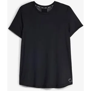 bonprix Ultraleichte Sport-Top mit Mesheinsatz, schnelltrocknendschwarz 48Damen