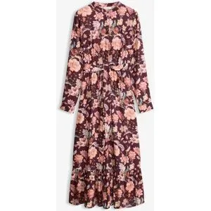 bonprix Maxikleid aus fließender Viskoselila 44Damen