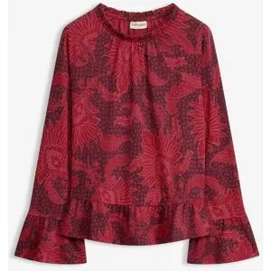 bonprix Shirtbluse aus softem Modal-Mixrot 44Damen