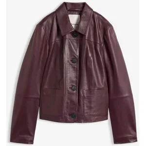 bonprix Lederjacke aus softem Lammnappalila 46Damen