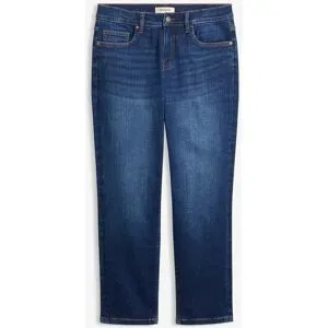 bonprix Straight-Jeans Mid Waist croppedblau 38Damen