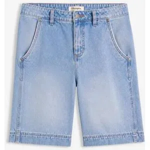 bonprix Leichte Jeans-Bermuda Mid Waistblau 44Damen
