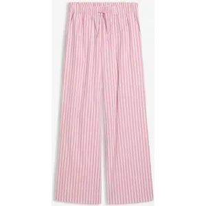 bonprix Palazzo-Hose aus Baumwoll-Mixrosa 42Damen