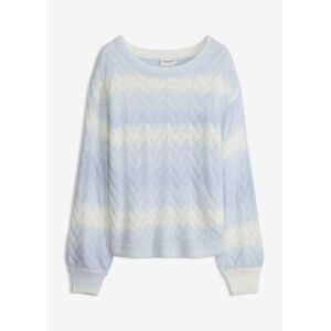 bonprix Boxy-Pulloverblau 32Damen
