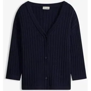 bonprix Strickjacke aus Viskose-Mixblau 40Damen