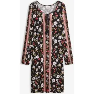 bonprix Tunika-Kleid aus softem Viskose-Mixschwarz 44Damen