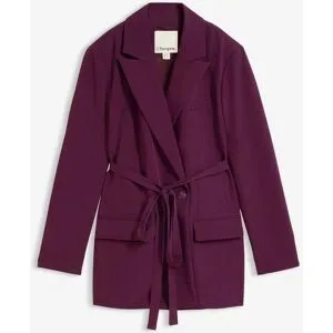 bonprix Blazer mit Bindegürtellila 48Damen