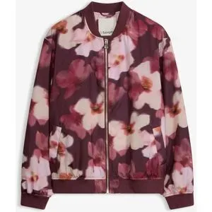 bonprix Blouson aus fließendem Satinrot 40Damen