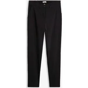 bonprix Bauchweg-Bengalin-Zigarettenhose aus elastischem Viskose-Mixschwarz 40Damen