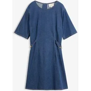 bonprix Jeanskleid aus Baumwolle mit Stretchblau 42Damen