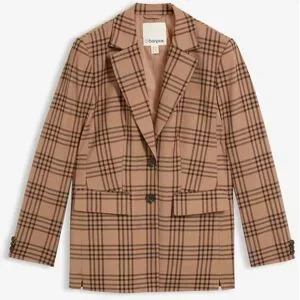 bonprix Blazer aus weichem Woll-Mixbraun 52Damen