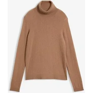 bonprix Rollkragenpullover aus weichem Kaschmir-Mix mit Good Cashmere Standard®braun 48Damen