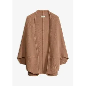 bonprix Strick-Cape Cardiganbraun 36Damen