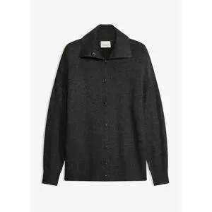 bonprix Lockere Strickjacke aus Viskose-Mixgrau 48Damen