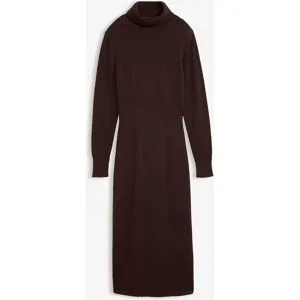 bonprix Strickkleid aus Merinowollebraun 40Damen