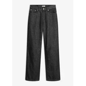 bonprix Straight-Jeans Mid Waistschwarz 50Damen