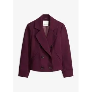 bonprix Kurze Jacke in Wolloptikrot 52Damen