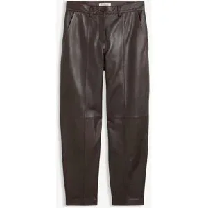 bonprix Lederhose aus Lammnappabraun 40Damen