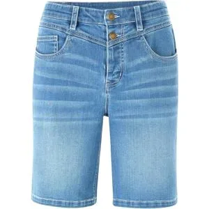 bonprix Jeans-Bermuda Slim Fit Mid Waistblau 36Damen