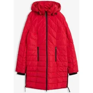 bonprix Long-Steppjacke mit Wattierungrot 48Damen