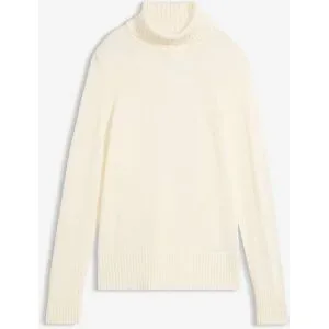 bonprix Basic Rollkragenpulloverweiß 48Damen