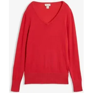 bonprix Feinstrickpulloverrot 36Damen