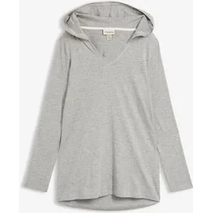 bonprix Longshirt mit Kapuzegrau 52Damen