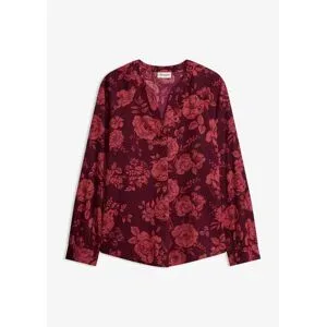 bonprix Tunikabluse aus leichtem Crêperot 48Damen