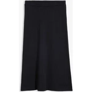bonprix Strickrock aus weichem Woll-Mixschwarz 52Damen