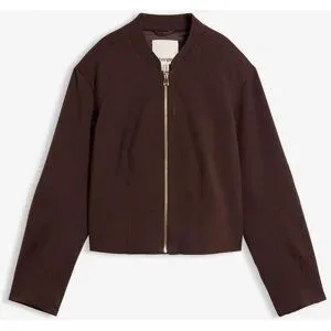 bonprix Blouson aus softem Viskose-Mixbraun 50Damen