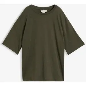 bonprix Lockeres T-Shirt aus Baumwoll-Mixgrün 52Damen