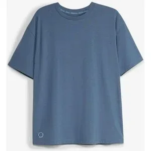 bonprix Oversized Sport-Shirt mit Baumwolle, schnelltrocknendblau 40Damen