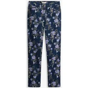 bonprix Twillhose mit Blumen-Designblau 46Damen