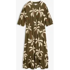 bonprix Midikleid aus softer Viskosegrün 44Damen