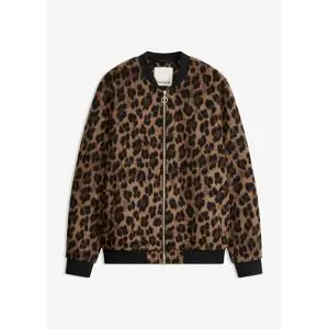bonprix Blouson in Wolloptikbraun 52Damen