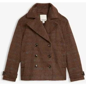bonprix Karierte Cabanjackebraun 38Damen